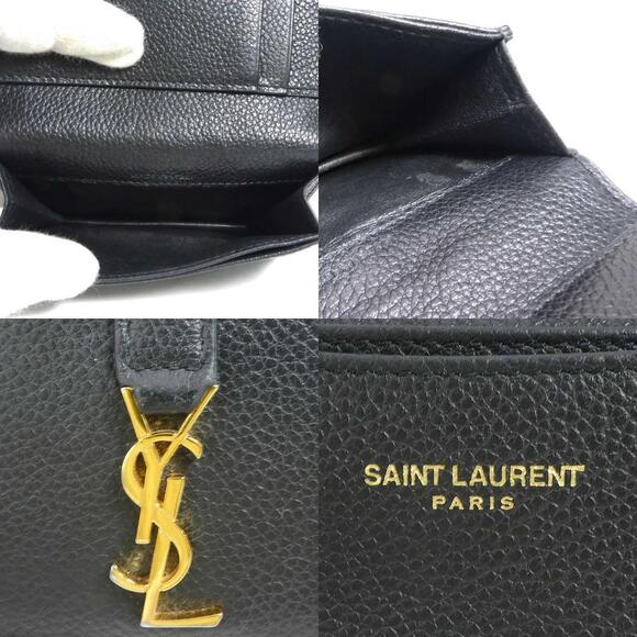 Saint Laurent Wallet Black Leather - Picture 4 of 5